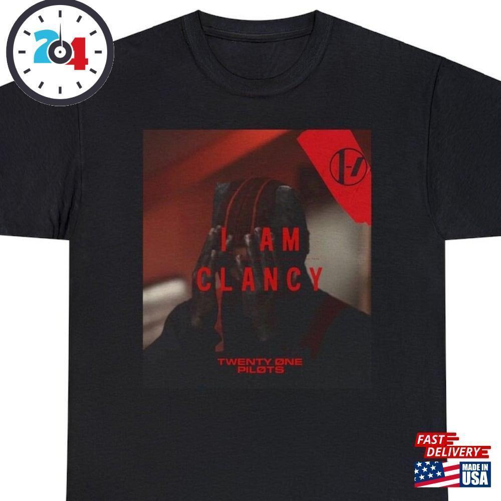 Twenty One Pilots I Am Clancy Shirt New Album Tour  Unisex Classic